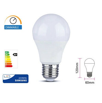 Lampada Led Goccia E27 12w Luce Fredda Dimmerabile